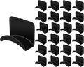 Headphone Wall Hangers Adhesive Gaming Headset Holder Hooks for Wall Mount Strong Universal Stand Hooks for Most Headphone Controller, Hat, Baseball Caps, Door, Closet(Black,60 Pcs)