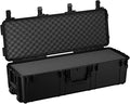 Condition 1 45" Waterproof Hard Case w/Wheels & Pluckable Foam – Lockable, IP67-Rated Waterproof, TSA Approved Storage Trunk for Gear, Camera, Equipment – Black, Made in USA, Model 2191