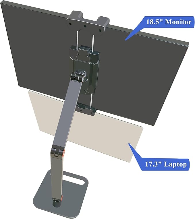 Portable Monitor Holder for 6-18.5 Inch Screen Desktop Expandable Monitor Stand 13 inch Tablet Stand