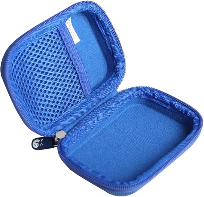 Hermitshell Hard Travel Case for Samsung T7 Shield 2TB / 1TB / 4TB, Portable SSD, USB 3.2 Gen2 External Solid State Drive (Blue, Case for 1 Hard Drives)