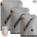 Rechargeable Wireless Pump Travel Storage Bags Set - 25 Pack Portable Space Saver Bags for Travel & Home - Vacuum Compression Packing Seal for Clothes, Blankets, Seasonal Storage