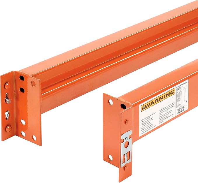 Global Industrial Teardrop Pallet Rack Starter, 144"W X 48"D X 120"H, 5970 Lbs. Capacity
