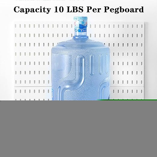 Pegboard Combination Kit for Wall Organizer, Wall Mounted Peg Board Kits for Kitchen, Bedroom, Office, &Bathroom, 4 Pieces White Pegboards and 14 Accessories, 22" x 22"