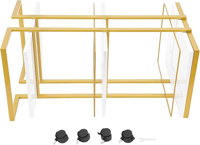Multi Purpose Utility Cart, Storage Rolling Barber Cart with Wheels & Guardrail, Utility Manicure Trolley with 3-Tier Mobile Storage, Heavy Duty Trolley for Kitchen Living Room Studio
