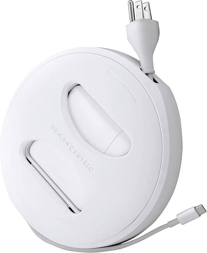 HumanCentric Cord Winder for MacBook Charger Organizer, Cable Reel for MacBook Chargers, Travel Mac Charging Case for 45W, 70W MagSafe, Apple MacBook Pro + Air Power Cord Storage Protector, Medium