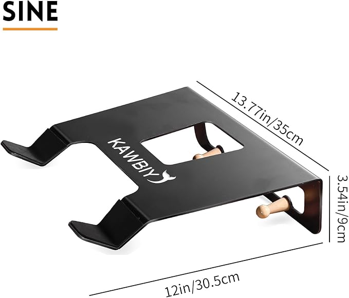 Bike Wall Mount With Shelf, Heavy-Duty Adjustable Bike Hanger, Multifunctional Wall Mount, Hold Up To 66lbs for Horizontal Storage of Road, Hybrid Bikes in Garage, Home, Apartment (Black)