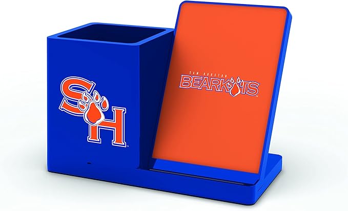 SOAR NCAA Unisex Cell Phone Wireless Charging Stand and Desktop Organizer