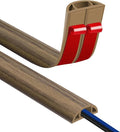 Floor Cord Covers for Wires 3.3FT Cable Hider Wire Cover Self Adhesive Cord Hider Floor for Offices, Homes, Workshops, Warehouses Cable Cavity 0.39" W x 0.27" H