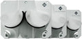 Gravity Grabber - Ultimate Ski & Snowboard Wall Rack | Secure, Non-Slip Storage | Fits Any Ski/Board | Garage Organization | Ski Storage Rack | Snowboard Storage Rack | Winter Gear Organizer | 3 Pck