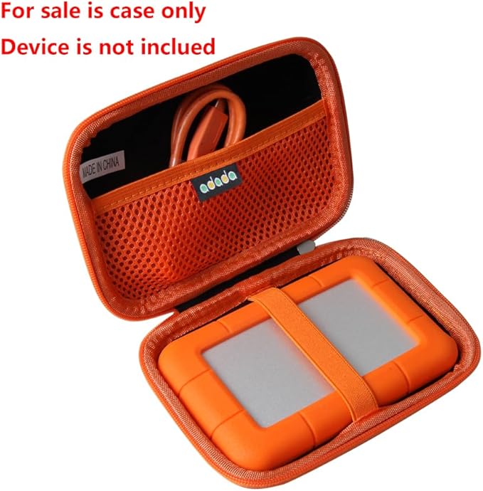 Adada Hard Travel Case for LaCie Rugged Mini 2TB/ 1TB/ 3TB/ 4TB/ 5TB External Hard Drive Portable