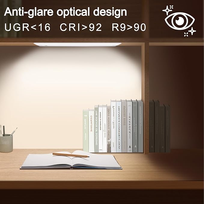 Ansen 3Packs of Under Cabinet Lights for Kitchen, 24in 18W 1237LM, Dimmable Hardwire Led Light for Closet, CRI>92, R9>90, 3 Color Temperature 3000K/4000K/5000K(Warm White, Cool White, Daylight)