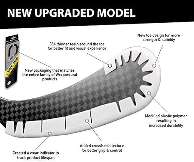 Wraparound Hockey Stick Blade Protector for Off Ice Training - Long Lasting -Cuts to Fit Junior, Senior Sticks - Hockey Training Equipment, Accessories, Gear