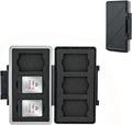 XQD Cfexpress Type B Card Holder,Water-Resistant 6 Card Case Storage Organizer for Nikon Z8 Z9 Z6III Z6II Z7II Z6 Z7 D4 D850 D5 D500 D6 Fuji XH2 XH2S GFX 100II Panasonic S1 S1R GH7 GH6 DJI Ronin 4D