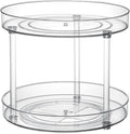 Clear Lazy Susan Turntable Organizer, Rotating Spice Rack Kitchen Pantry Organization and Storage, Medicine Cabinet Organizer, Cosmetic Makeup Organizer for Vanity, Perfume, Bathroom, Refrigerator