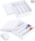 Trading Card Storage Box, 3200 Count Cardboard Storage Box with Divider for Sports, Tcg, Mtg Card(2 Pack)