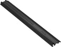 VEVOR Thermoplastic Rubber Drop Over Cable Cover Ramp, 2,000 lbs/axle Load Capacity, Heavy Duty TPR Cable Hose Protector Ramp, Floor Cord Cover for High Walking Traffic Areas Home Office Warehouse