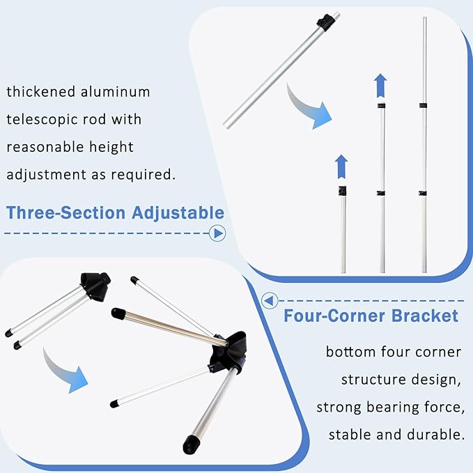Garment Steamer Stand Rack for Clothes With Stand, Folding Garment Steamer Iron Stand With Ironing Gloves,Ideal for Travel and Home Ironing
