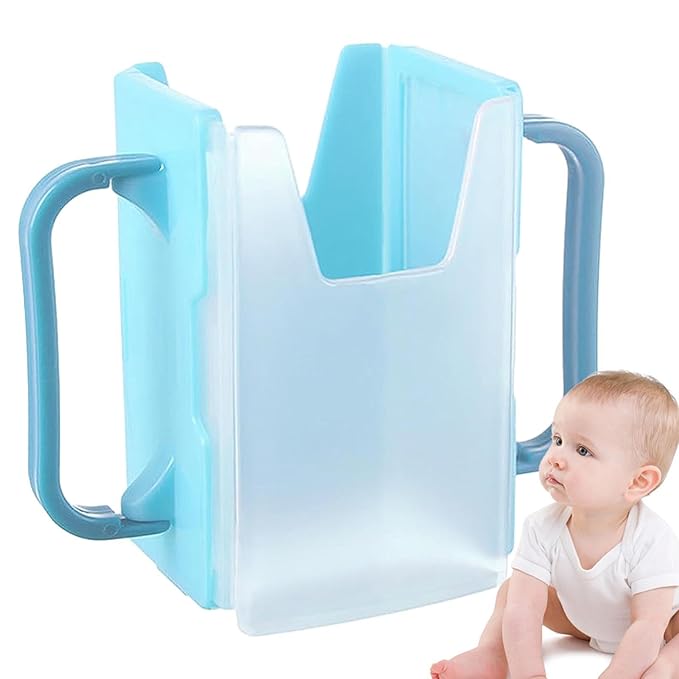 Generic Juice Bag Holder - No Holder for Milk Box, Portable, Adjustable, Spill Proof, Non-Slip, Foldable