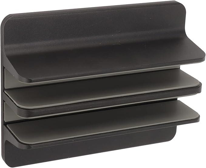 Pssopp Laptop Stand, Aluminum Alloy Vertical Holder with Silicone Protective Pad for Computers and Tablets, Ideal for Home Office and Students