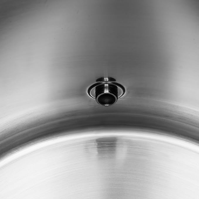 12~60L Heavy-duty 201 Stainless Steel Milk Can with Drip-free Spigot, Water Beverage Drink Dispenser Milk Pail Bucket for Milk Wine Oil (20L)