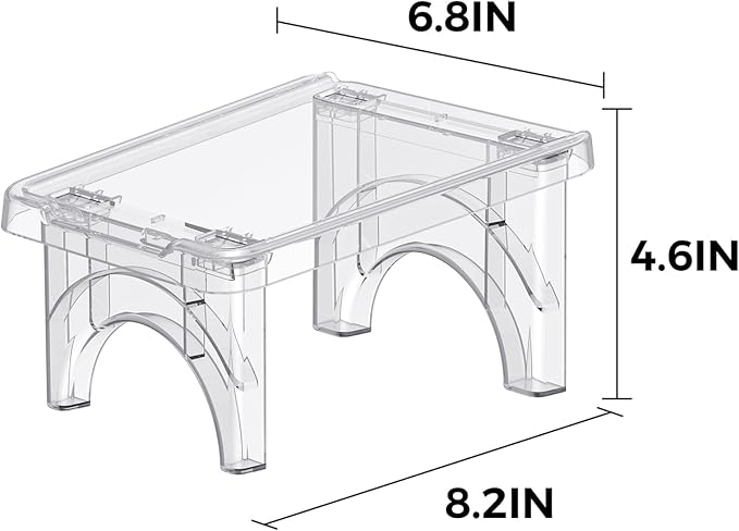 Liquid Laundry Holder, Stand for Laundry Room Organization and Storage, laundry detergent dispenser (Clear) (1Pack)