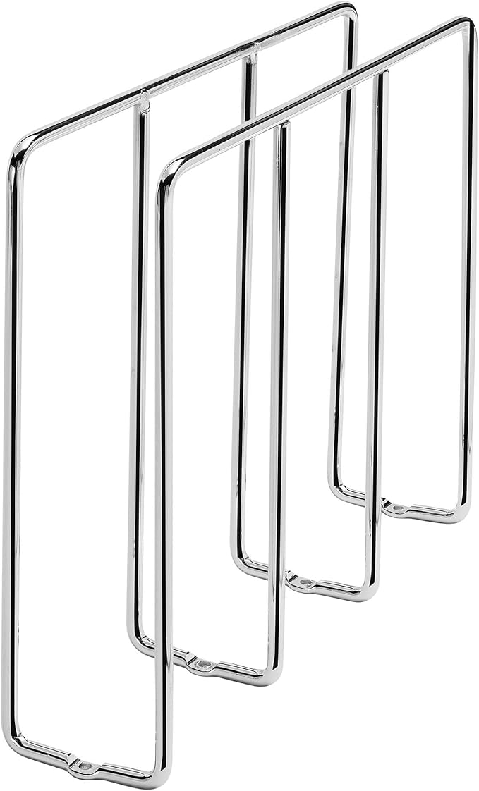 Rev-A-Shelf U-Shaped Wire Tray Divider Bakeware Cookie Sheet Organizer for Wall or Base Kitchen Cabinets for Face Opening of 3.25" Chrome, 596-10CR-52