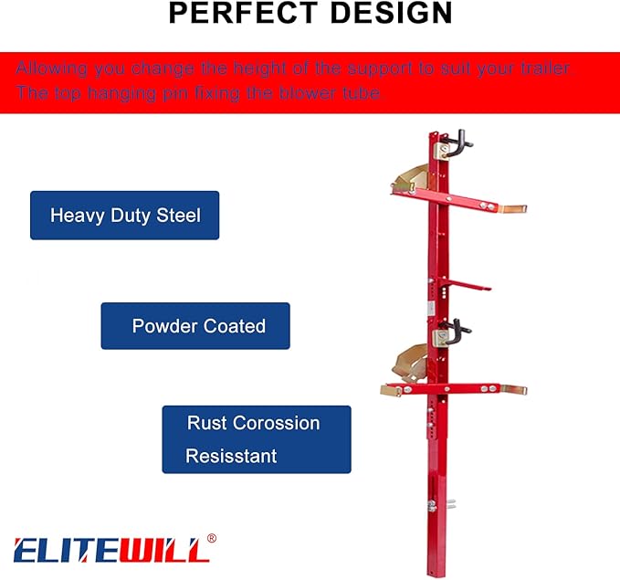 ELITEWILL 3 Place Weedeater Rack and 2 Place Backpack Blower Rack for Open Trailer