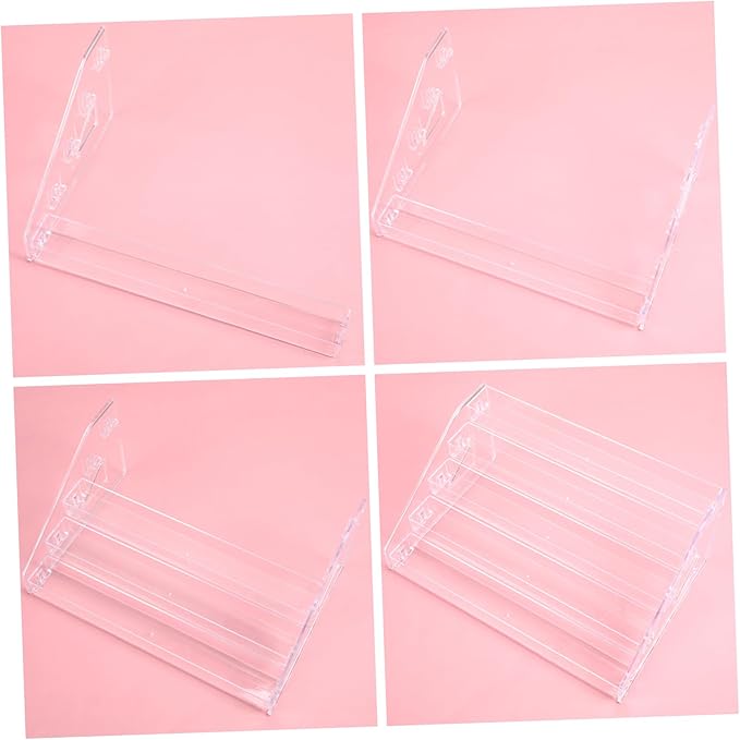 Acrylic Makeup Organizer Multi Layer Display Stand for Eyeshadow Palette Nail Polish and Perfume Storage Space Saving Design with Handles for Durable and Versatile Cosmetic Display