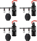 Swivel Bike Wall Mount, Bike Hangers for Garage, Space-Saving Vertical Bike Rack, Sturdy Bike Storage Rack Holds Up to 66lbs with No-scratch Protection, Easy to Install, 4 Pack