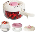 2025 New Upgrade Large Fruit Washing Bowl with Strainer(2.85QT),3 in 1 Multipurpose Drain Basket with Lid & Ice Box,Foldable Handle Fruit Strainer Perfect for Fridge Storage and Outdoor Picnics