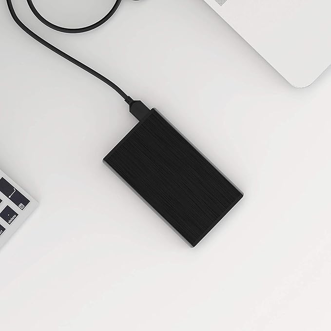 SABRENT [Upgraded Version Support UASP] Ultra Slim USB 3.0 to 2.5-Inch SATA External Aluminum Hard Drive Enclosure [Black] (EC-UK30)