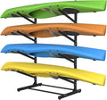 Adjustable Kayak Storage Rack, Freestanding Sup Storage Stand, Weatherproof Canoe Holder, Heavy Duty Paddleboard Bracket, Surfboard Bracket for Indoor, Outdoor, Garage, Shed, Dock…