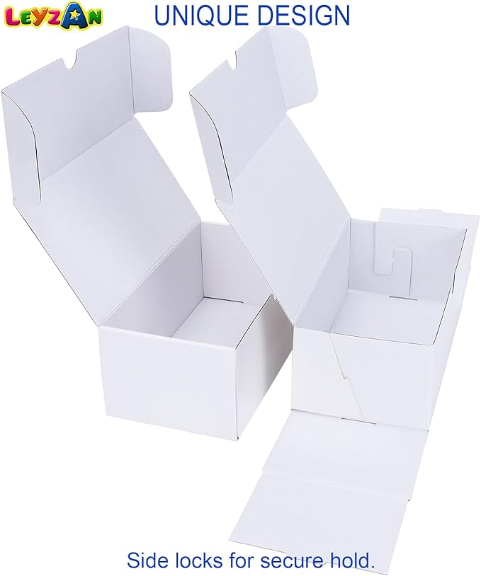 Trading-Card Storage Box, 4-Pack • 400 Count Corrugated Cardboard Storage Box with dividers & labels for TCG/Magic/Mtg Storage and Collection, Horizontal