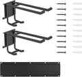 Snowboard Wall Rack, Ski Rack Wall-Mount with Gravities Locking Compact Ski Storage for Garage Skis Holders for Wall Antislip Protecting Equipment Storage Tool Organizer