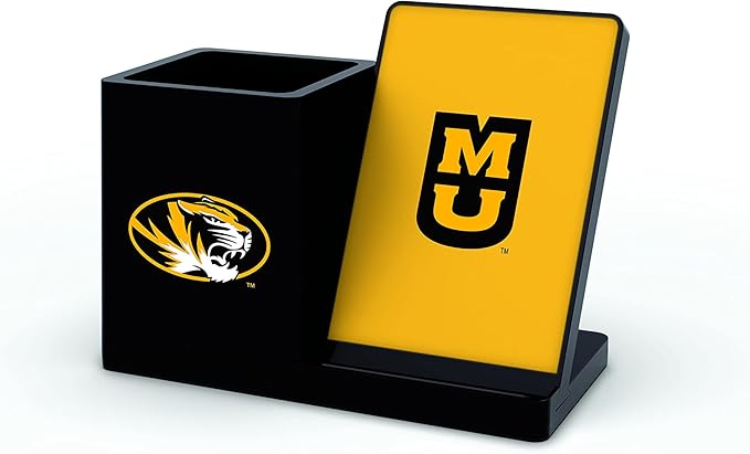 SOAR NCAA Unisex Cell Phone Wireless Charging Stand and Desktop Organizer