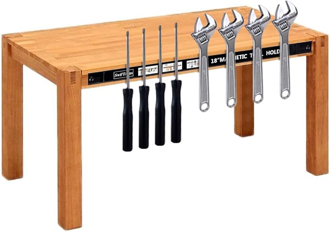 Magnetic Tool Holder 18 Inch 8 Pack Heavy Duty Magnet Tool Bar Strip Rack Wall Mount