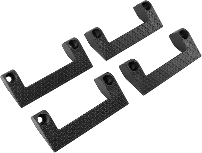 Fdit Premium 4 Piece Tape Measure Holder Set, Power Tool Ladder Storage Holder for Garage Organization, Workshop Accessories