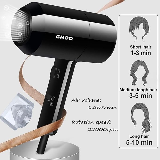 Hotel Wall Mounted Hair Dryer for Bathroom,Restroom Professional Blow Dryer,with Stand Rack,Specialised Motor for Salon,Fast Drying - Gifts【Massage Comb, Screws+ Adhesive】 110V