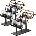 Set Of Two 3 Tier Acrylic Sunglasses Display Stands For Organized And Accessible Eyewear Storage Solutions(black)