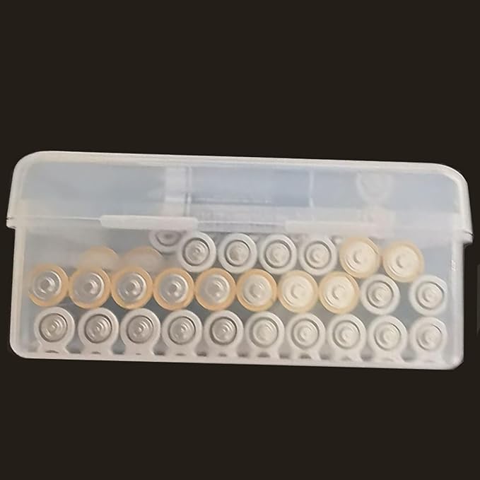 Battery Holder 100Pcs AA 3A Case Organizers Container Batteries Storage Box Hard Case Storage Box