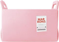 Collapsible Felt BABYPINK Storage Bin Medium 11"x7.1"x7.1" – Foldable Basket with Handles for Closet, Toy Storage, Laundry Room Organization, Decorative Storage Bins for Shelves, Cube Storage