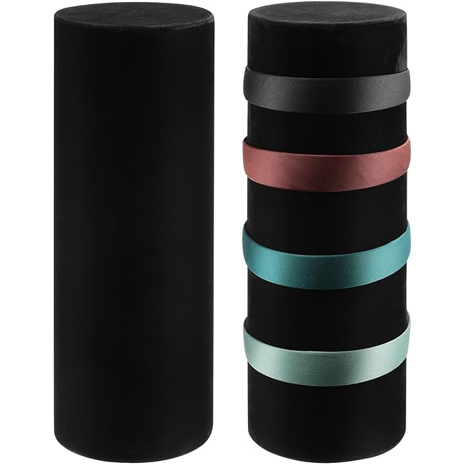 Geetery 2 Pcs Vertical Headband Holder Organizer Hairband Display Stand Headband Stand for Women Hair Hoop Accessories(Black)