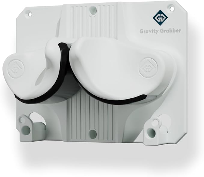 Gravity Grabber - Ultimate Ski & Snowboard Wall Rack | Secure, Non-Slip Storage | Fits Any Ski/Board | Garage Organization | Ski Storage Rack | Snowboard Storage Rack | Winter Gear Organizer | 1 Pck