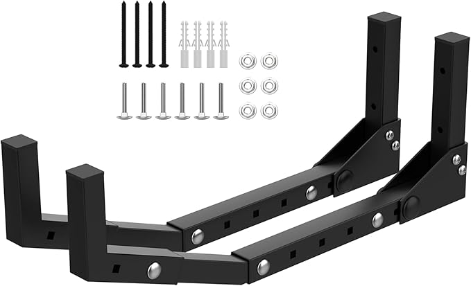 WALMANN Wall Mount Kayak Storage Rack, Kayak Hooks for Garage Wall Hangers for Kayak, Surfboard, Skiis, Snowboard, Paddle Board