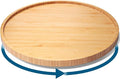 Lazy Susan Organizer for Kitchen,Bamboo Turntable for Cabinet,Pantry,Vanity,Large（Natural）