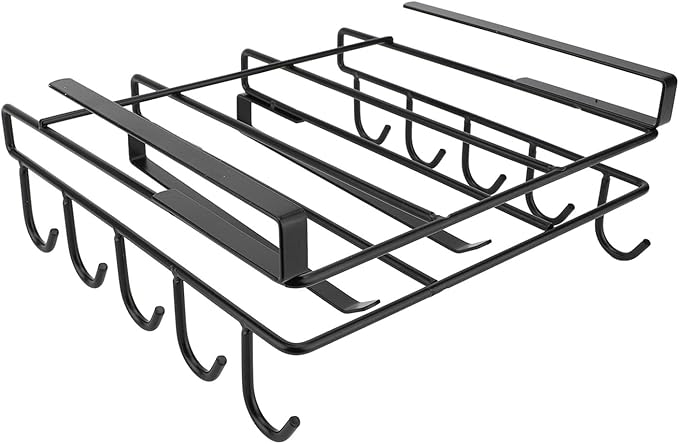 Under Shelf MultiUse Chopping Board Holder Versatile Kitchen Organizer Space Saving Under Cabinet Storage Rack for Cutting Boards Easy Installation