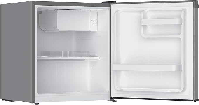 Frigidaire Retro Compact Mini Fridge with Freezer Compartment, Chrome Handles, Built-in Water Dispenser, (1.8 cu ft)