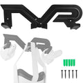 Geekria VR Wall Mount Storage Stand Compatible with Playstation VR2, Meta Quest 2, HTC Vive, Vive Pro, Valve Index, Mixed Reality Headsets Holder (Black)