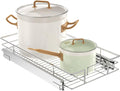 LOVMOR Pull Out Cabinet Organizer 11½" W x 21½" D, Kitchen Cabinet Pull Out Shelves Slide Out Storage