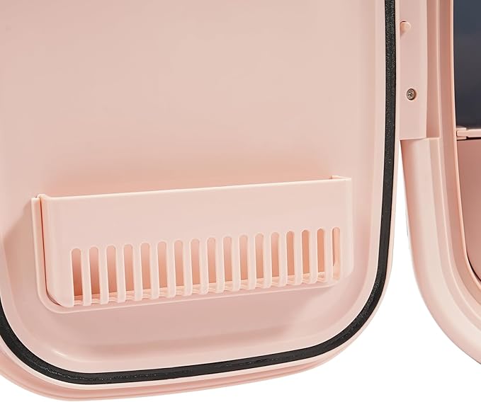 12.68Qt Portable Small Refrigerator Cosmetics Refrigerator Mini Fridge with Constant Temperature( 4-60℃/39.2-140℉) Personal Beauty Fridge for Bedrooms, Offices, Dormitories, Dressing Rooms(Pink)